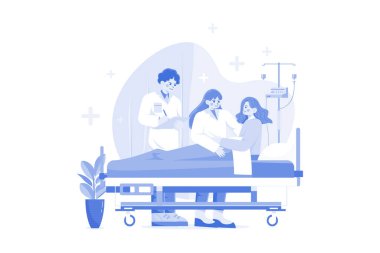 Doktor, beyaz arka plan üzerine bir hasta sağlık raporunu doğruladı.