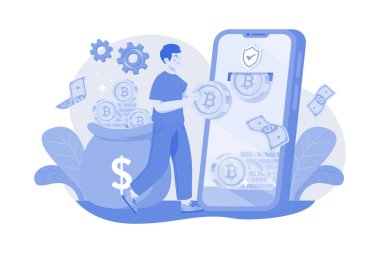 Şifreli Para Ödemesi Yapan Adam