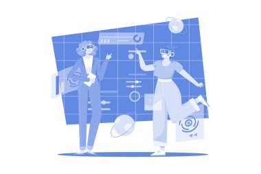 Meta-evren ekosistemi yaşayan insanlar