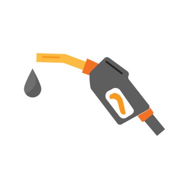 Yakıt Pompası Simgesi Düz Biçimli