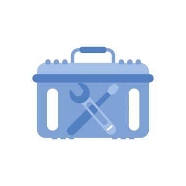 Tek Renk Biçimli Araç Kutusu Simgesi