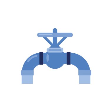 Tek Renk Biçimli Su Valfi Simgesi