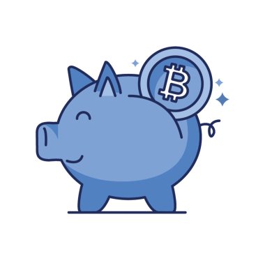 Şifreleme Para Birimi Tek Renk Biçimli Simge Kaydetme