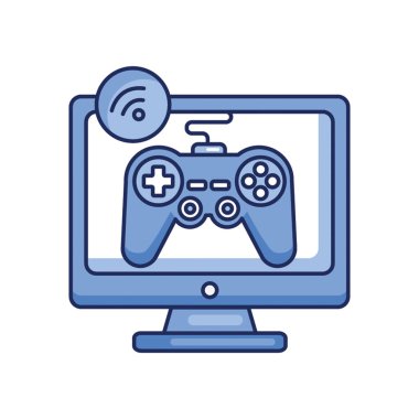 Monokrom biçiminde Oyun Denetleyici Simgesi