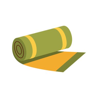 Kamp Mat Simgesi düz stil