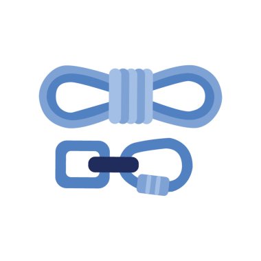 Monokrom biçiminde İp Simgesine Tırmanılıyor