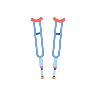 Koltuk değnekleri Simgesi düz stil