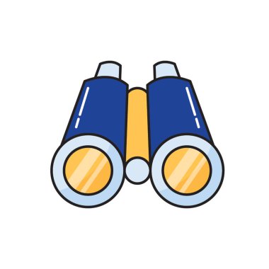 Dürbün Simgesi düz biçiminde