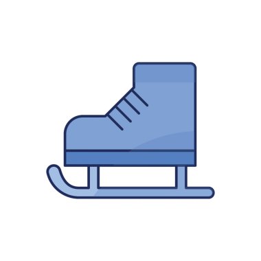 Tek renkli Kayak Ayakkabıları Simgesi