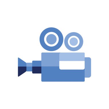 Monokrom biçiminde Video Kamera Simgesi