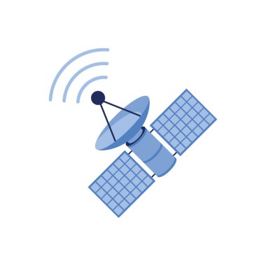 Tek renkli uydu kulesi simgesi