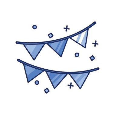 Monokrom biçiminde Bayraklar Simgesi