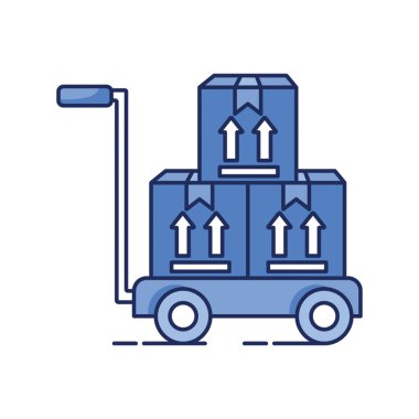 Tek renkli El Kamyonu Simgesi