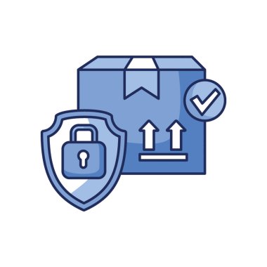 Parsel Koruma Simgesi tek renkli biçiminde