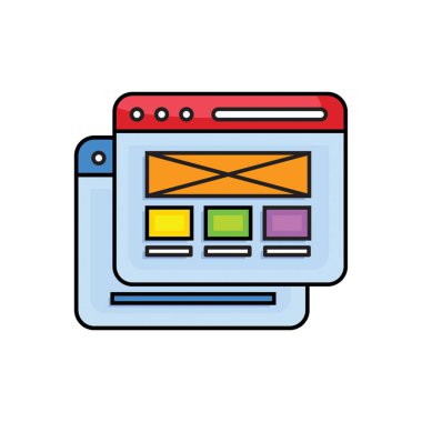 Pencere uygulama simgesi düz biçimli