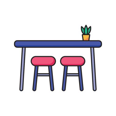 Düz biçimdeki Tablo Simgesi