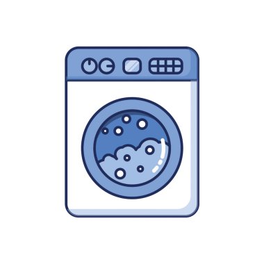 Monokrom biçiminde Yıkama Makinesi Simgesi