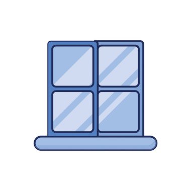 Monokrom biçiminde Pencere Simgesi