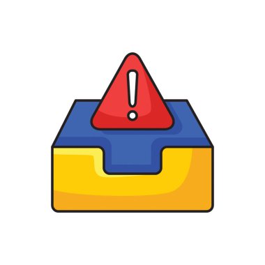 Gelen Kutusu Simgesini Düz Biçimli Boşalt