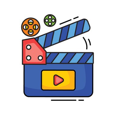 Düz biçimli film simgesi