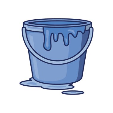 Kova Simgesini tek renkli boya