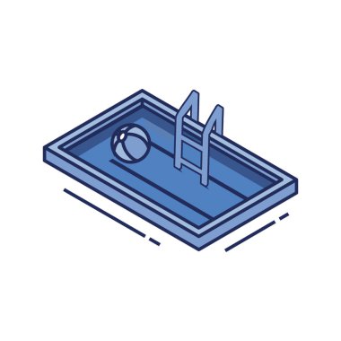 Tek renkli bilardo simgesi