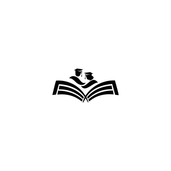Bildung Logo Icon Design Geeignet Für Firmenlogo Print Digital Icon — Stockvektor
