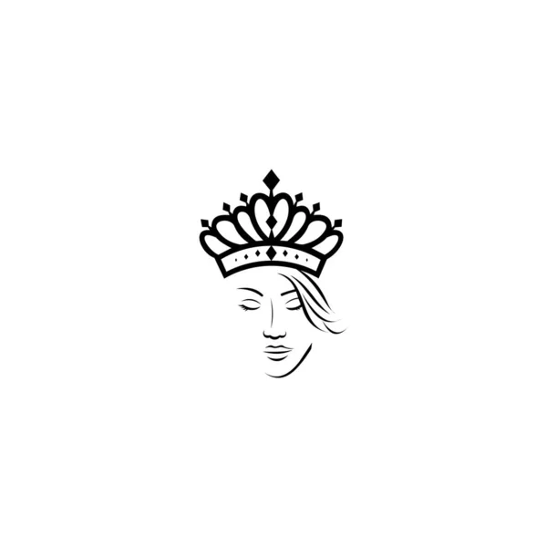 Beauté Femme Logo Mode Logo Vectoriel Abstrait Pour Salon Beauté — Image vectorielle
