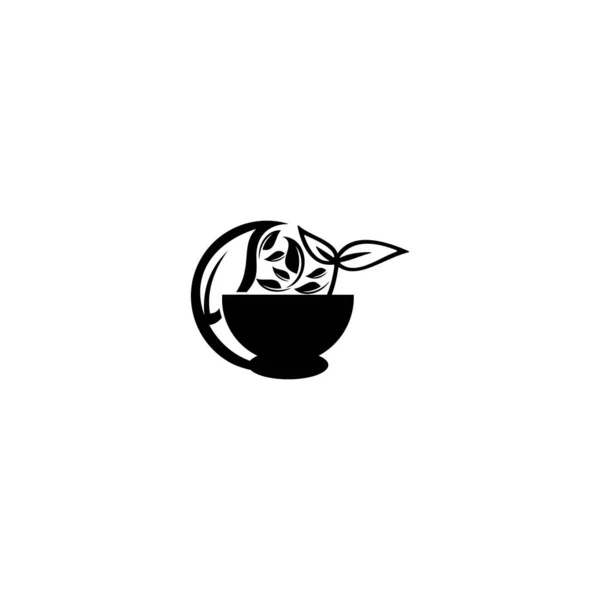 Mortar Icon Logo Pharmacy Logo Icon Emblem Design White Background — Stockvektor