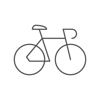 Yarış pisti çizgisi simgesi beyaza izole edildi. Vektör illüstrasyonu