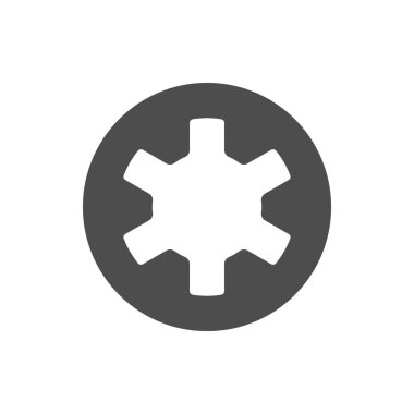 İç çamaşır makinesi çizgisi simgesi beyaza izole edilmiş. Vektör illüstrasyonu