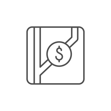 Yol çizgisi simgesi beyaza izole edildi. Vektör illüstrasyonu