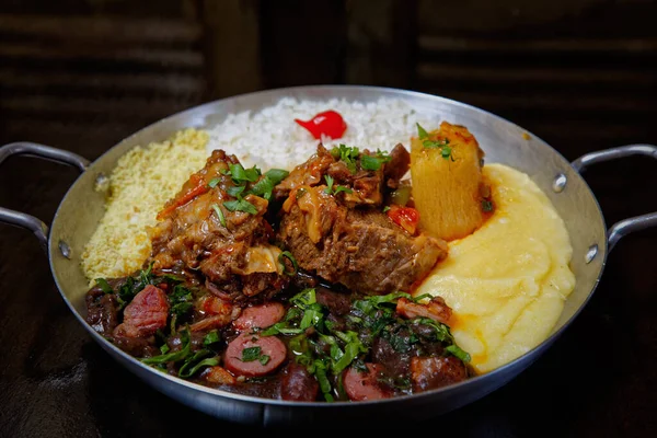 Feijoada Brezilya Nın Ünlü Yemeği — Stok fotoğraf