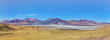 Salar de Aguas Calientes Bakış açısı - Atacama Çölü - San Pedro de Atacama.