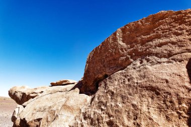 Yerbas Buenas Arkeolojik Alanı - Şili. Mağara Resimleri, Atacama Çölü. San Pedro de Atacama.