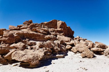 Yerbas Buenas Arkeolojik Alanı - Şili. Mağara Resimleri, Atacama Çölü. San Pedro de Atacama.