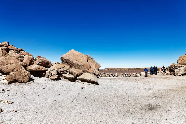 ピエドラス ロハス アタカマ砂漠 サンペドロ アタカマ — ストック写真