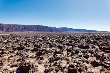 Saklı Baltinache Gölünün manzarası - Atacama Çölü - San Pedro de Atacama