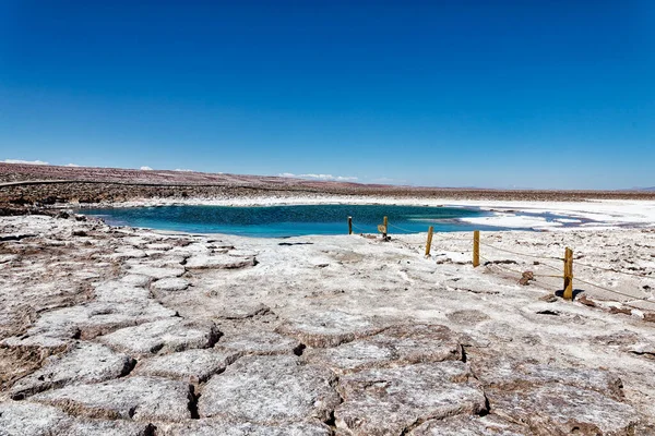 Landschaft Der Versteckten Baltinache Lagunen Atacama Wüste Chile San Pedro — Stockfoto