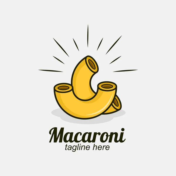 Macaroni Vintage 스타일 디자인 — 스톡 벡터