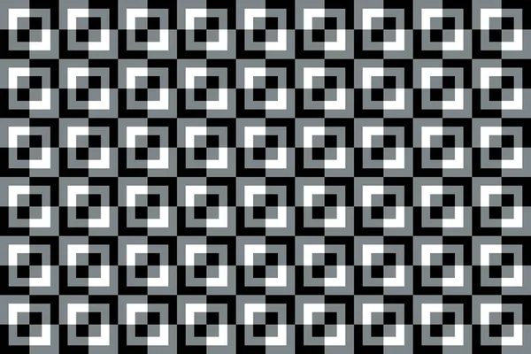 Geometrische Patroon Abstracte Zwarte Witte Achtergrond Rechtenvrije Stockvectors