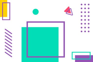 Memphis tarzı tasarım arkaplanı indir