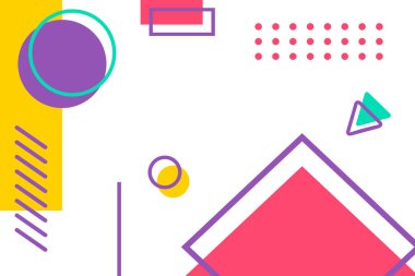 Memphis tarzı tasarım arkaplanı indir-