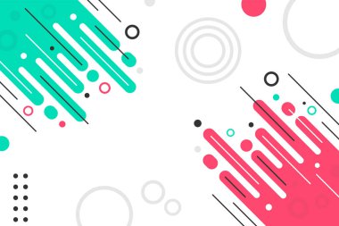 Memphis tarzı modern basit tasarım arkaplanı