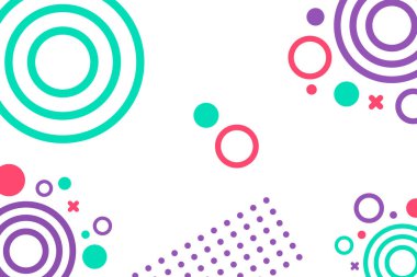 Memphis tarzı modern basit tasarım arkaplanı