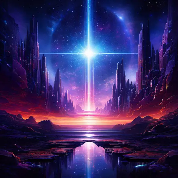 Gökyüzü Bulutu Soyut Grafik Resimleri