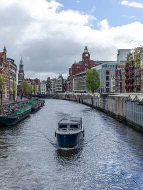 İlkbaharda Amsterdam Çiçek Pazarı (Bloemenmarkt)