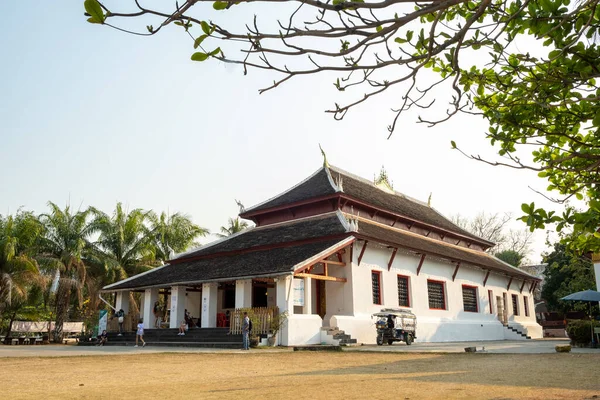 Luang Prabang Laos Feb 2023 Wat Visoun Wat Wisunarat Jedním — Stock fotografie