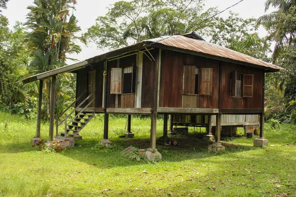 Ipoh Perak Malaysia November 2012 Eine Kleine Rustikale Holzhütte Mit — Stockfoto