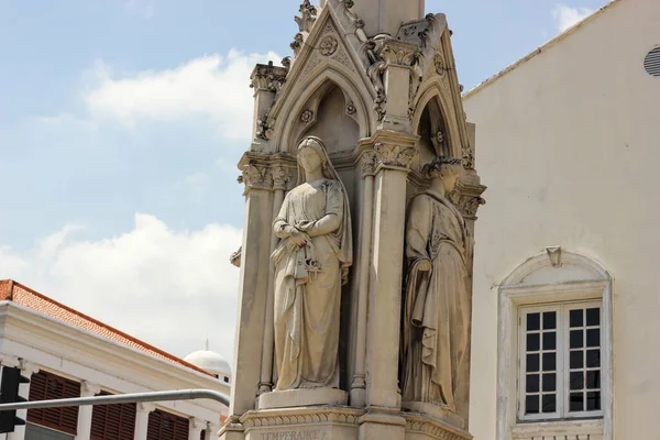 Georgetown Penang Malasia Noviembre 2012 Hermosas Estatuas Época Colonial Británica —  Fotos de Stock